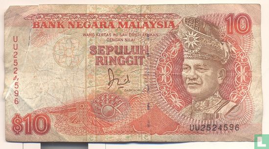 Malaysia 10 Ringgit ND (1989) - Image 1