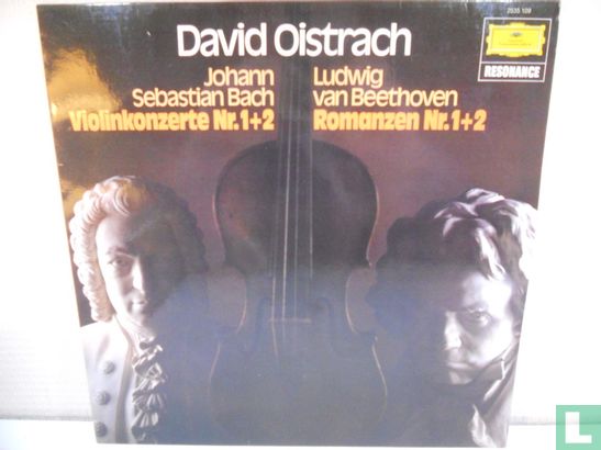J.S. Bach Violinkonzerte Nr. 1+2 / L. Van Beethoven Romanzen Nr. 1+2 - Afbeelding 1
