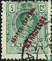 King Alfonso XIII, with imprint