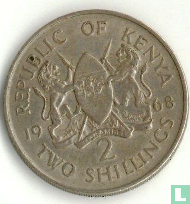Kenia 2 shillings 1968 - Afbeelding 1