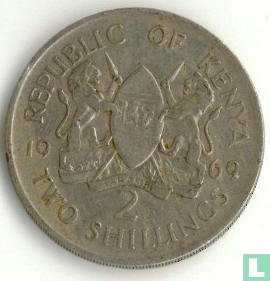 Kenya 2 shillings 1969 - Image 1