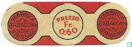 Prezzo Fr. 0.60 -  Fabbrica Tabacchi in Brissago - Fabbrica Tabacchi in Brissago   - Afbeelding 1