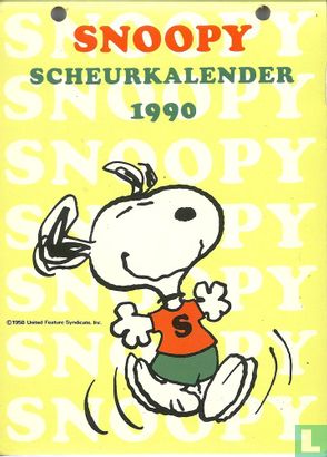 Snoopy scheurkalender 1990 - Afbeelding 1