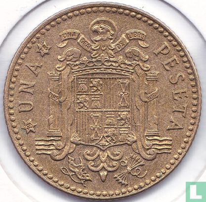Espagne 1 peseta 1975 (1978 - petites tilde - échelle 78) - Image 1