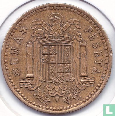 Spanje 1 peseta 1966 (1968) - Afbeelding 1