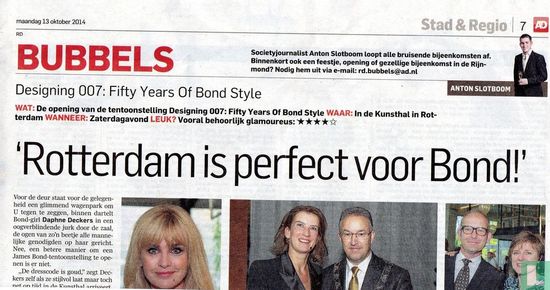 'Rotterdam is perfect voor Bond!' - Image 1
