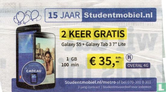 15 jaar Studentmobiel.nl 