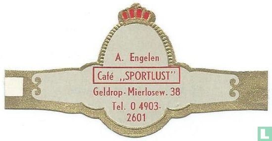 A. Engelen Café "Sportlust" Geldrop-Mierlosew. 38 Tel. 0 4903-2601 - Image 1