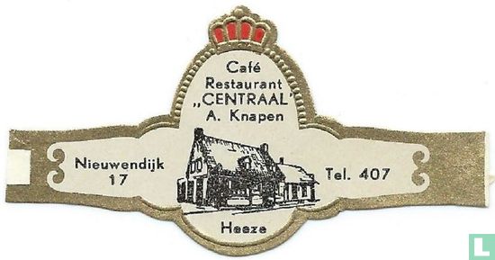 Café Restaurant "Centraal" A. Knapen Heeze - Nieuwendijk 17 - Tel. 407 - Afbeelding 1