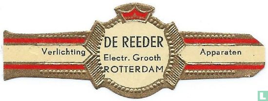 De Reeder Electr. Grooth. Rotterdam - Verlichting - Apparaten - Afbeelding 1