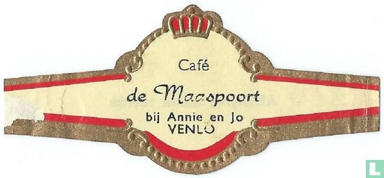 Café de Maaspoort bij Annie en Jo Venlo - Afbeelding 1