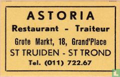 Restaurant - Traiteur Astoria