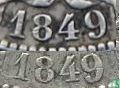 Belgium 5 francs 1849 (bareheaded - large 9) - Image 3