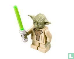 Lego sw471 Yoda (Olive Green, Neck Bracket - 75017) - Image 1