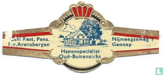 Hanenspecialist Oud-Buitenzicht - Café Rest. Pens. P. v. Arensbergen - Nijmeegseweg 1 Gennep - Afbeelding 1
