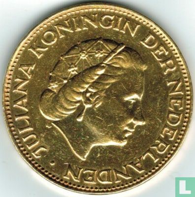 Nederland 2½ gulden 1961 verguld - Afbeelding 2