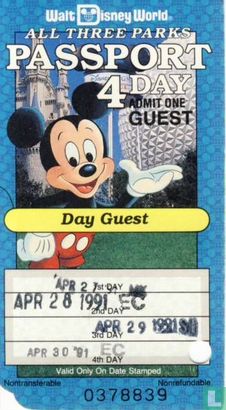 Disney Passport 4 Day - Image 1