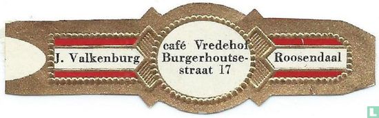 Café Vredehof Burgerhoutsestraat 17 - J. Valkenburg - Roosendaal - Image 1