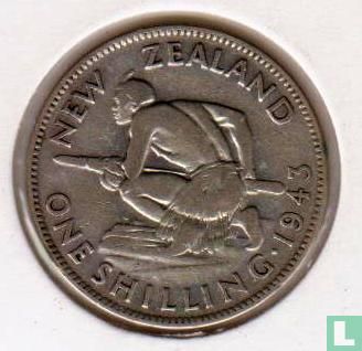 New Zealand 1 shilling 1943 - Image 1