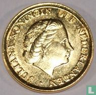Nederland 1 cent 1971 verguld - Afbeelding 2