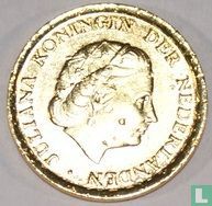 Nederland 1 cent 1969 verguld - Afbeelding 2