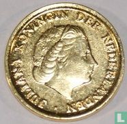 Nederland 1 cent 1954 verguld - Image 2