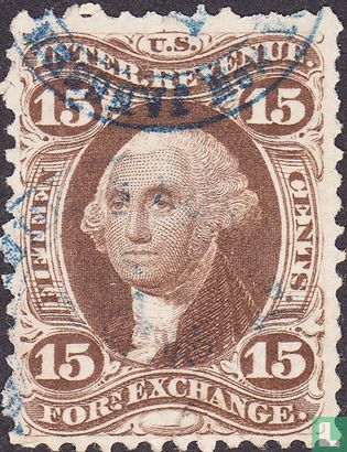 George Washington (for. exchange) 15 c