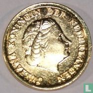 Nederland 1 cent 1964 verguld - Afbeelding 2