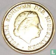 Nederland 1 cent 1973 verguld - Image 2