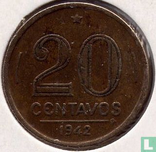 Brésil 20 centavos 1942 - Image 1