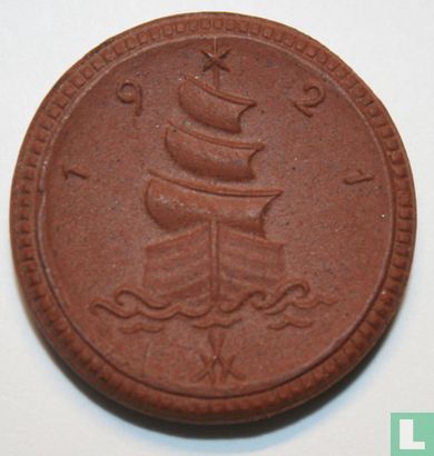 Saxony 1 mark 1921 - Image 1