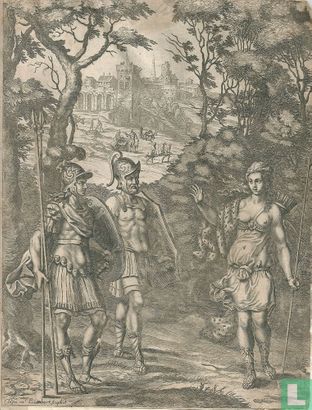 Aeneas ontmoet zijn moeder in het woud
