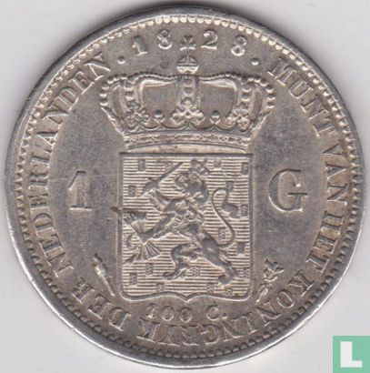Netherlands 1 gulden 1828 - Image 1