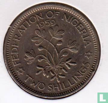 Nigéria 2 shillings 1959 - Image 1