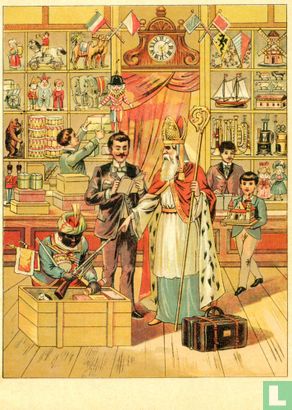 St Nicolaas doet inkopen uit 'Intocht van St. Nicolaas - Image 1