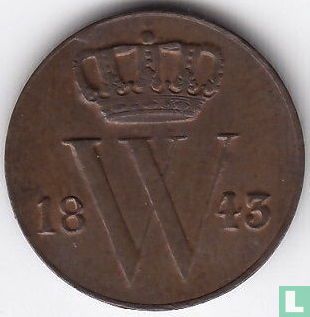 Netherlands ½ cent 1843 - Image 1