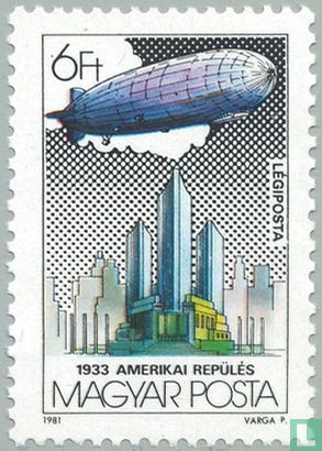 De "Graf Zeppelin" boven Chicago (1933)