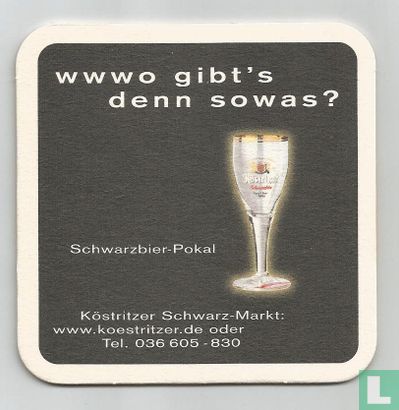 wwwo gibt's denn sowas? Schwarzbier-Pokal I - Afbeelding 1