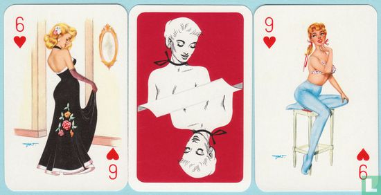 Darling Playing Cards No. 4100, Bielefelder Spielkartenfabrik G.m.b.H., 52 Speelkaarten + 2 jokers, Playing Cards - Afbeelding 3