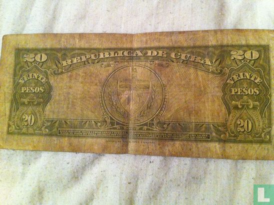 Kuba 20 Pesos - Bild 2