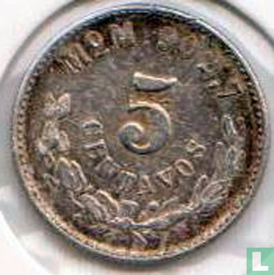 Mexiko 5 Centavo 1904 (Mo M) - Bild 2
