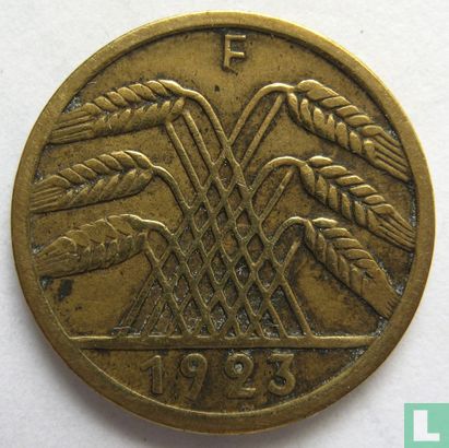 Duitse Rijk 5 rentenpfennig 1923 (F) - Afbeelding 1