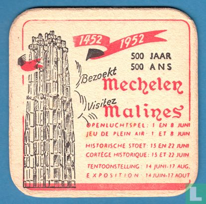Bezoekt Mechelen 500 jaar  Visitez Malines 500 ans (1952) - Image 1