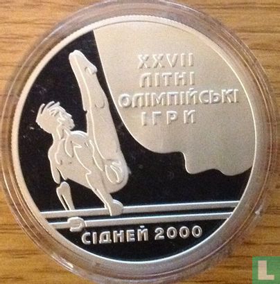 Oekraïne 10 hryven 1999 (PROOF) "2000 Summer Olympics in Sydney - Gymnast on parallel bars" - Afbeelding 2