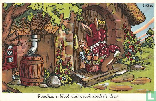 Roodkapje klopt aan grootmoeder's deur - Image 1