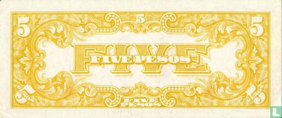 Filipijnen 5 Pesos 1942 - Afbeelding 2