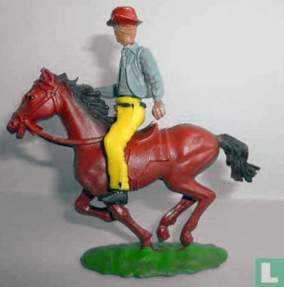 Cowboy te paard   - Image 2