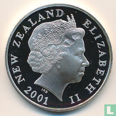 Nieuw-Zeeland 5 dollars 2001 (PROOF) "Royal Visit" - Afbeelding 1