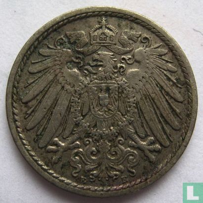 German Empire 5 pfennig 1910 (E) - Image 2