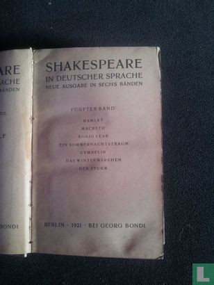 Shakespeare in Deutscher Sprache - Afbeelding 3